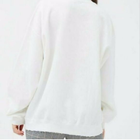 Urban Outfitters The Rolling Stones Distressed Sweatshirt Lips Licks size M New - Picture 2 of 8